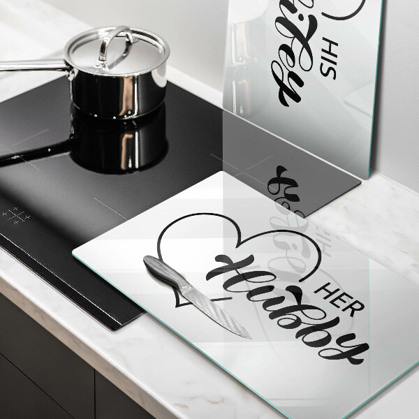 Üveg vágódeszka Felirat mondat minta