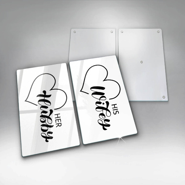 Üveg vágódeszka Felirat mondat minta