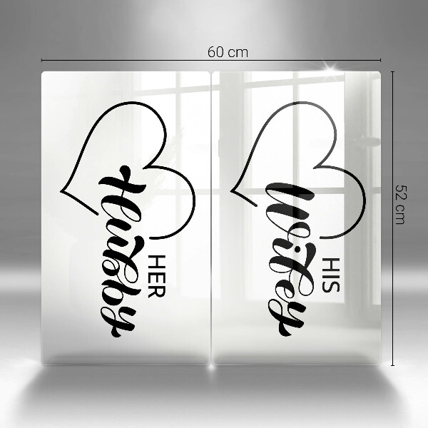 Üveg vágódeszka Felirat mondat minta