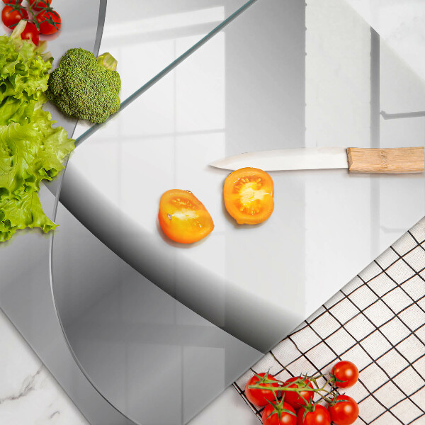 Üveg vágódeszka Absztrakt vonalak tervezése