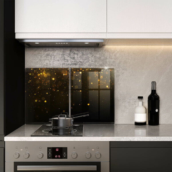 Üveg vágódeszka Arany csillogás