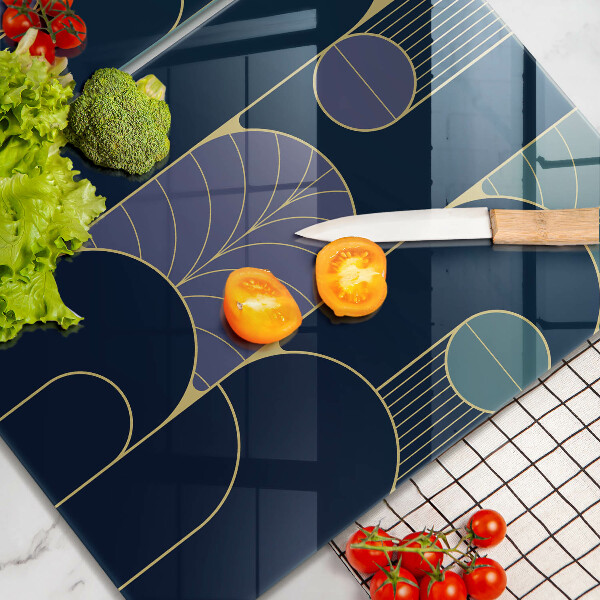 Üveg vágódeszka Absztrakt téma