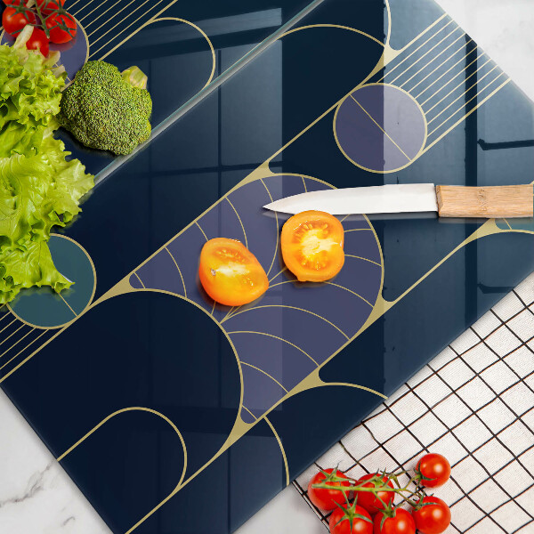 Üveg vágódeszka Absztrakt téma