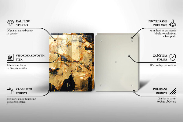 Üveg vágódeszka Elegáns festék textúra