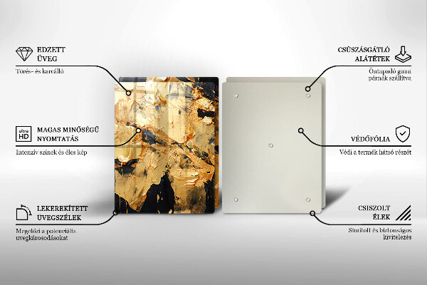 Üveg vágódeszka Elegáns festék textúra