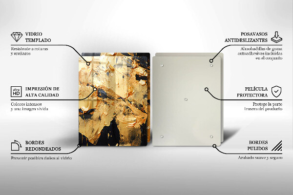 Üveg vágódeszka Elegáns festék textúra