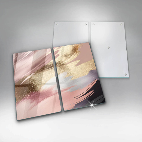 Üveg vágódeszka Pasztell foltok