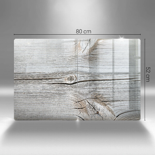 Üveg vágódeszka Világos fa szerkezet