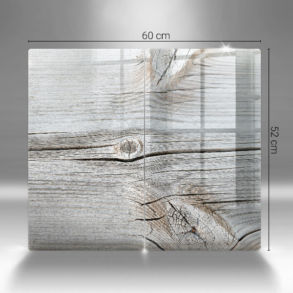 Üveg vágódeszka Világos fa szerkezet