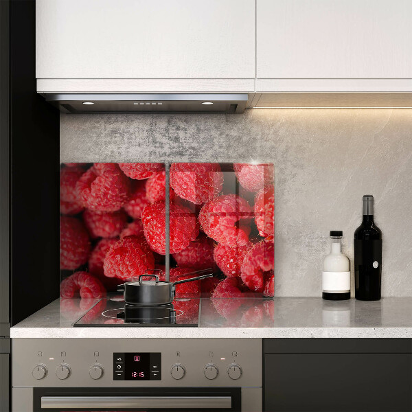 Üveg vágódeszka Málna gyümölcs