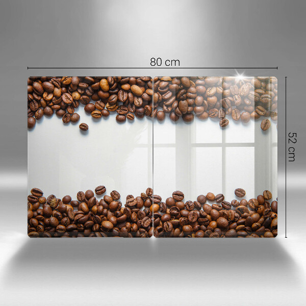 Üveg vágódeszka Kávébab