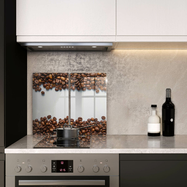 Üveg vágódeszka Kávébab