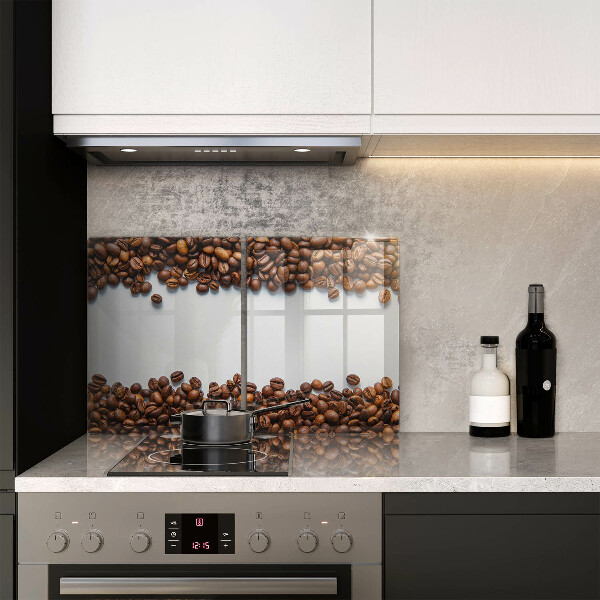 Üveg vágódeszka Kávébab