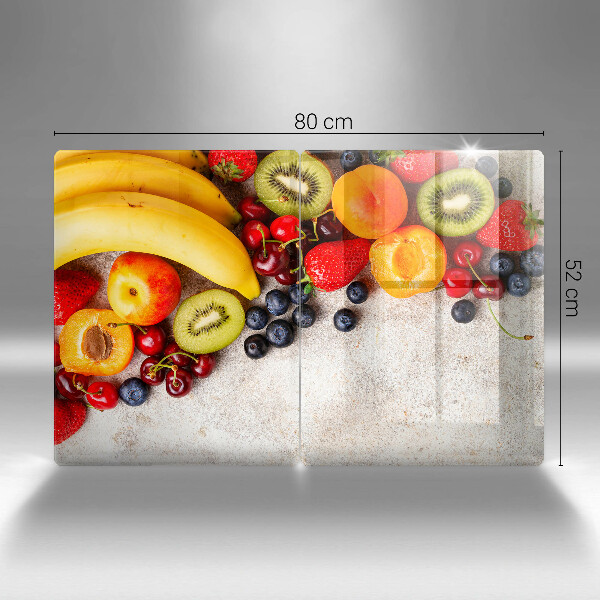 Üveg vágódeszka Ünnepi gyümölcsök