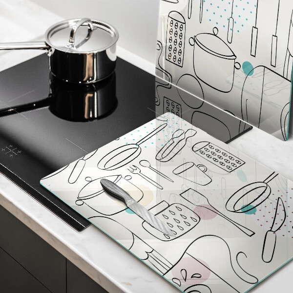 Üveg vágódeszka Konyhai kiegészítők