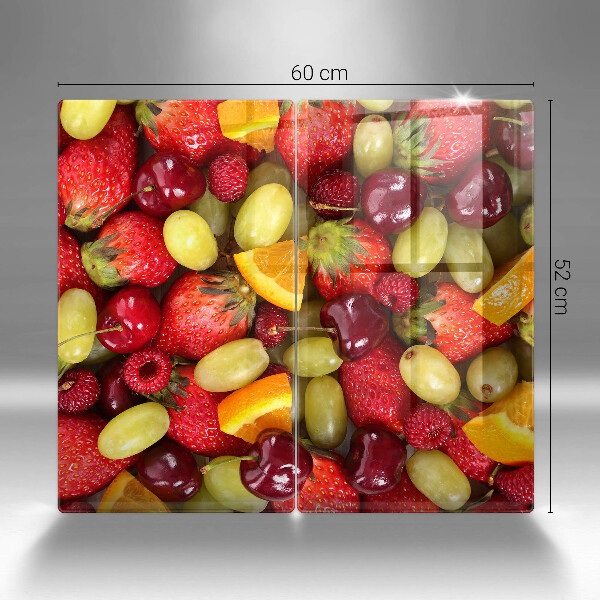 Üveg vágódeszka Nyári gyümölcsök