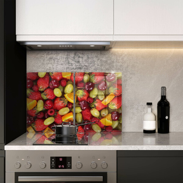 Üveg vágódeszka Nyári gyümölcsök