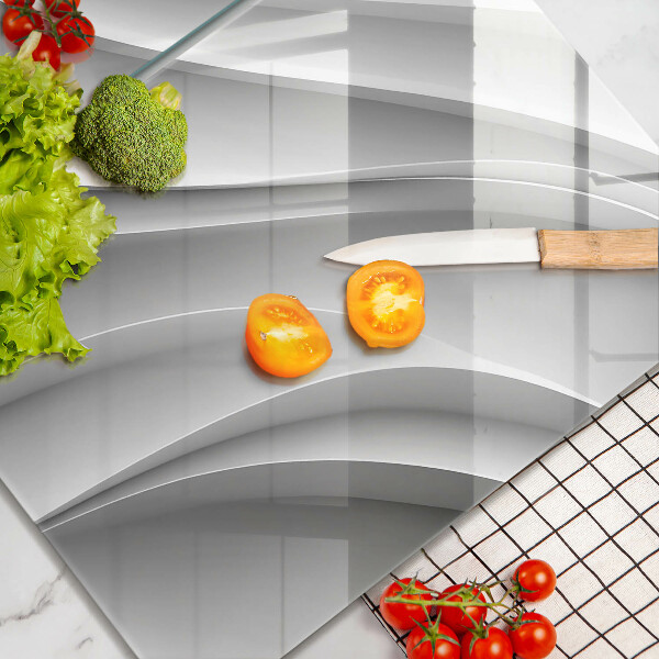 Üveg vágódeszka Geometriai vonalak