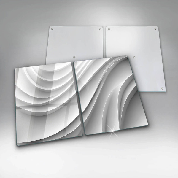 Üveg vágódeszka Geometriai vonalak