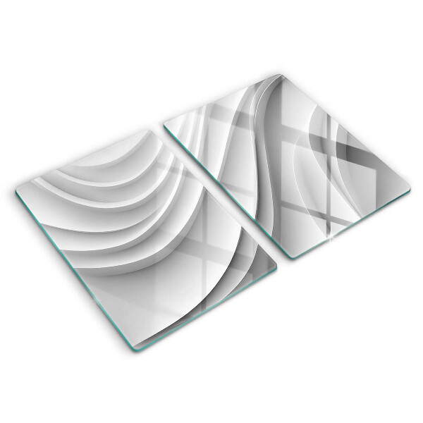 Üveg vágódeszka Geometriai vonalak