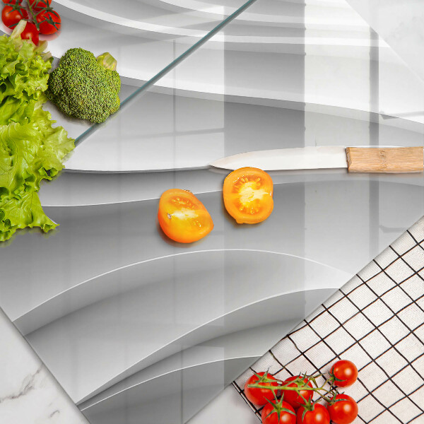 Üveg vágódeszka Geometriai vonalak