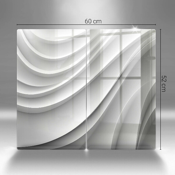 Üveg vágódeszka Geometriai vonalak