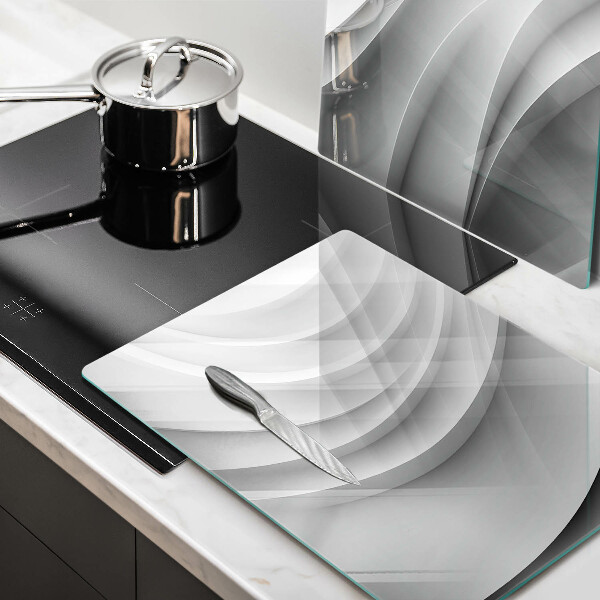 Üveg vágódeszka Geometriai vonalak