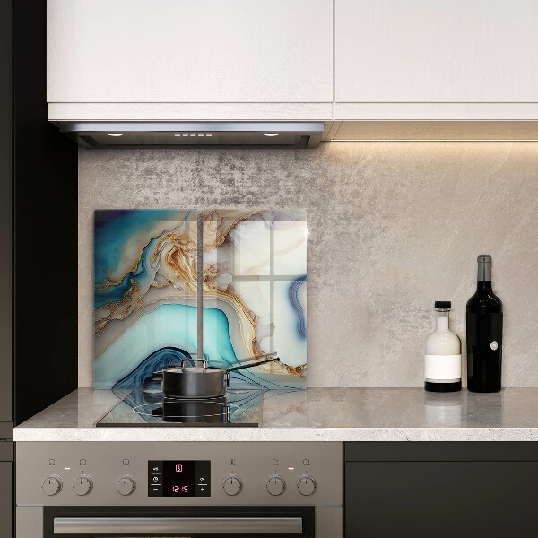 Üveg vágódeszka Tarka márvány