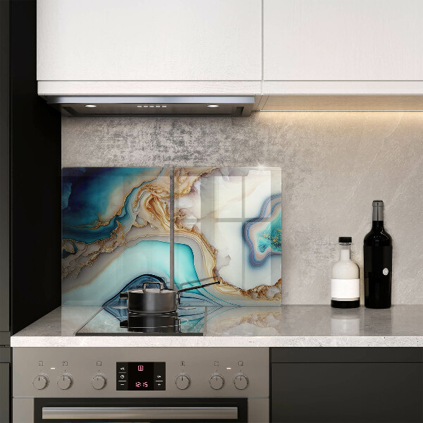 Üveg vágódeszka Tarka márvány