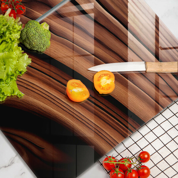 Üveg vágódeszka Fa szerkezet