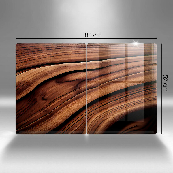 Üveg vágódeszka Fa szerkezet