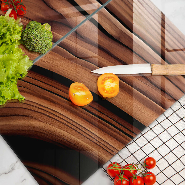 Üveg vágódeszka Fa szerkezet