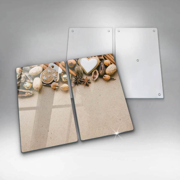 Üveg vágódeszka karácsonyi díszek