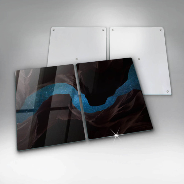 Üveg vágódeszka Csillagos égbolt