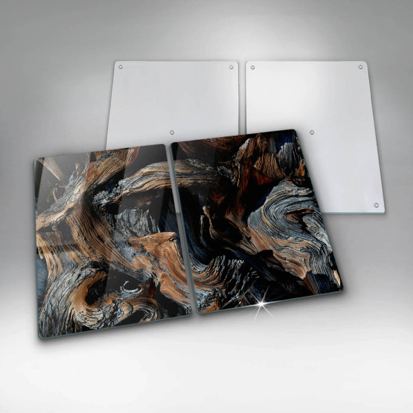 Üveg vágódeszka Absztrakt minta