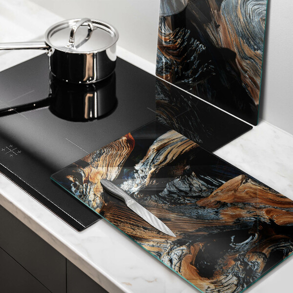 Üveg vágódeszka Absztrakt minta