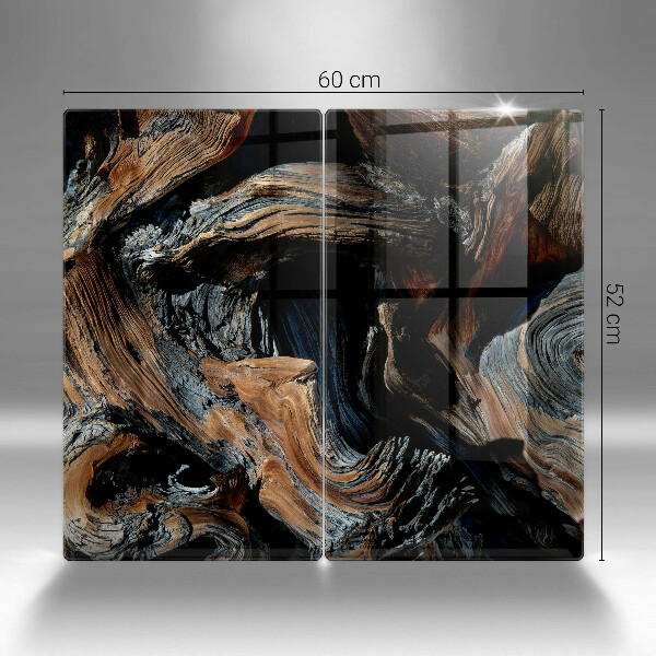 Üveg vágódeszka Absztrakt minta