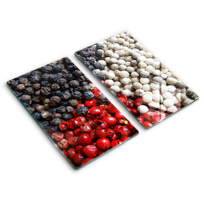 Üveg vágódeszka Fekete bors