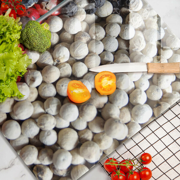 Üveg vágódeszka Fekete bors