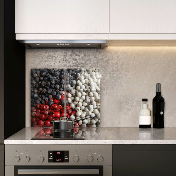 Üveg vágódeszka Fekete bors