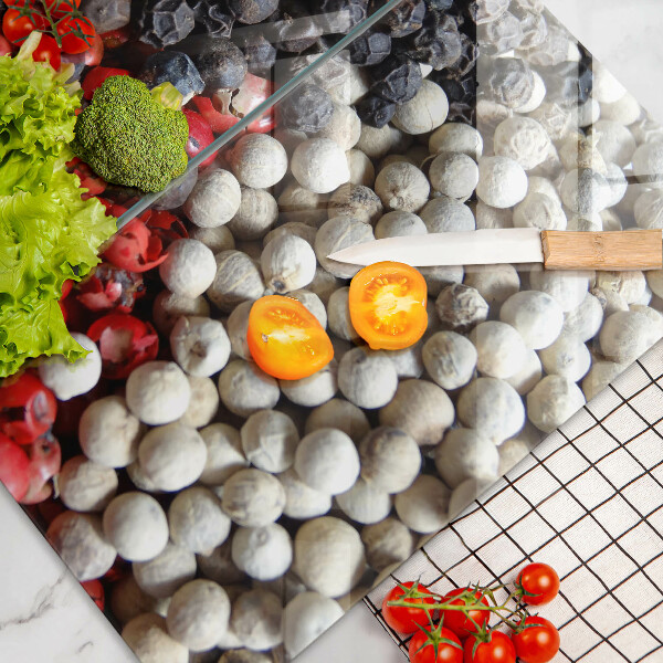 Üveg vágódeszka Fekete bors