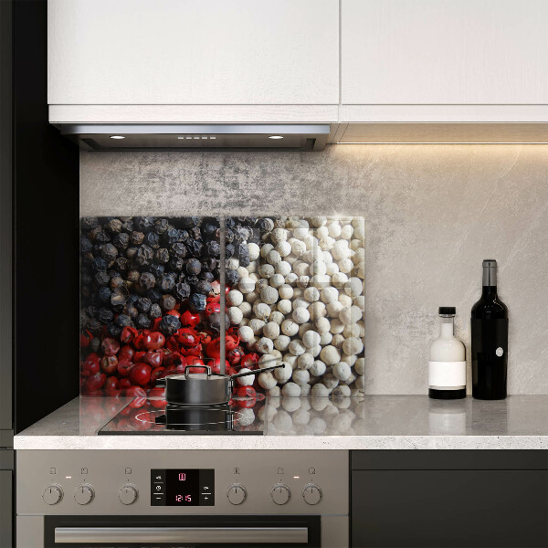 Üveg vágódeszka Fekete bors