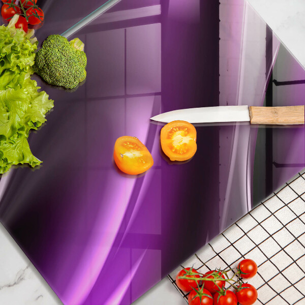 Üveg vágódeszka Lila absztrakció
