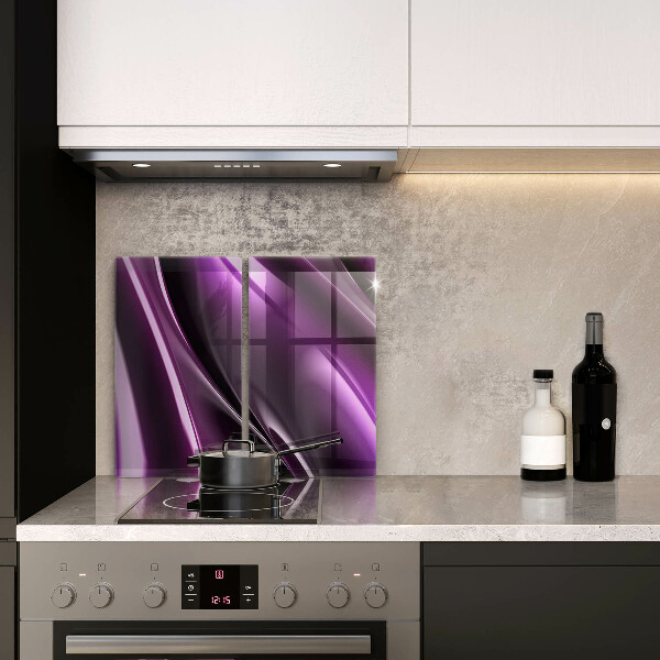 Üveg vágódeszka Lila absztrakció