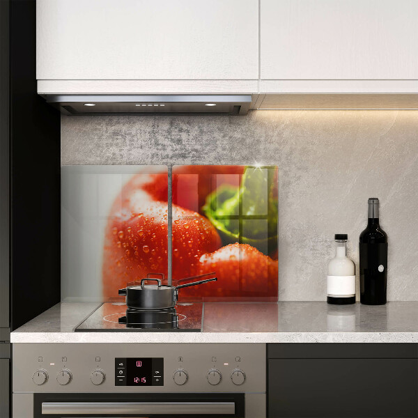 Üveg vágódeszka pirospaprika