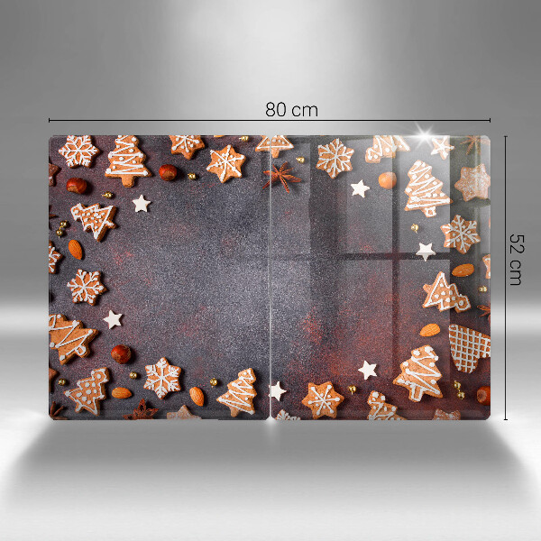 Üveg vágódeszka Mézeskalács karácsony