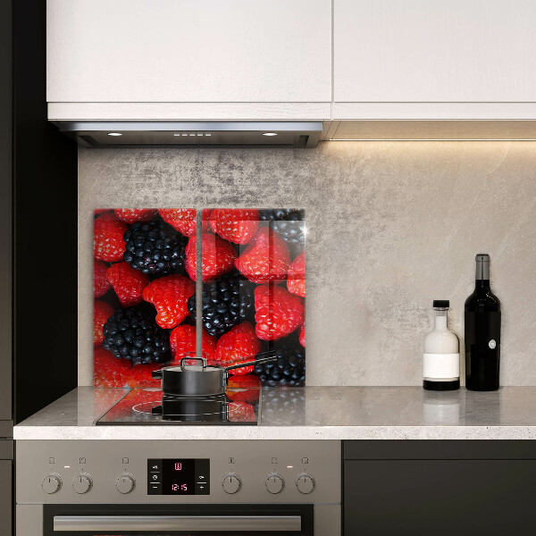 Üveg vágódeszka Málna és szeder