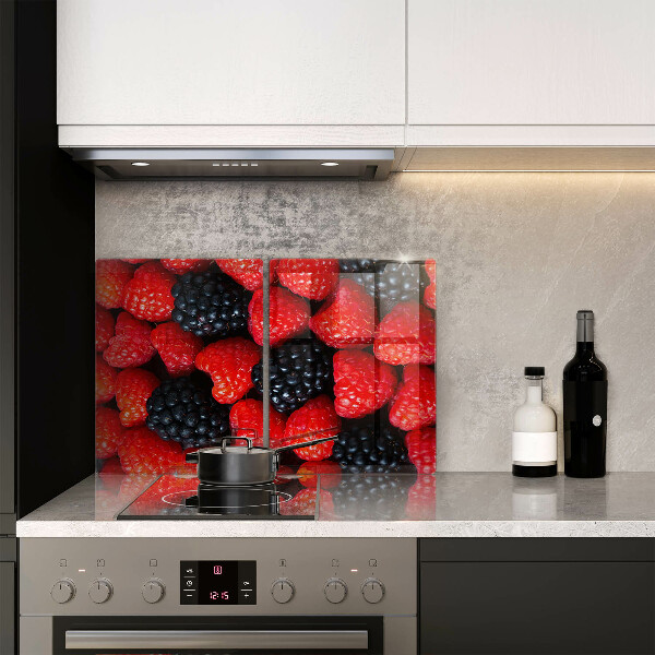 Üveg vágódeszka Málna és szeder