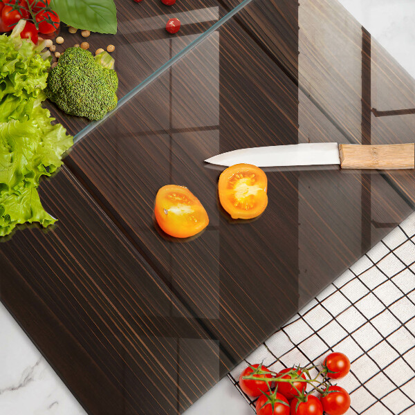 Üveg vágódeszka Zöldségek az asztalon