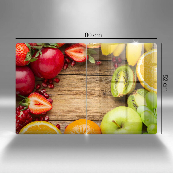 Üveg vágódeszka Friss gyümölcs